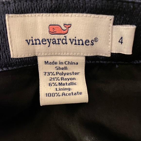 Women’s Blue Vineyard Vines Pleated Skirt - Picture 2 of 2